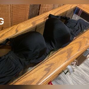 Torrid Black Strapless Bra